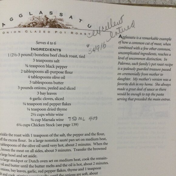 Cucina Amore Italian Cookbook Vintage 1995 1ST Edition - Picture 9 of 9